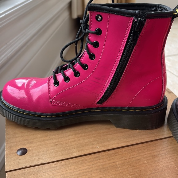 Doc Martens Air Wair Pink 8 hole Boots - Picture 7 of 11